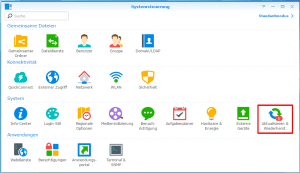 Synology-DS412-Systemsteuerung