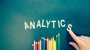 Stifte mit dem Schriftzug Analytics