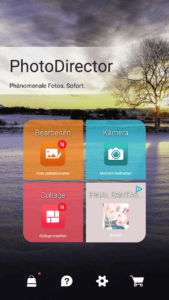 Bild einer App für Fotos
