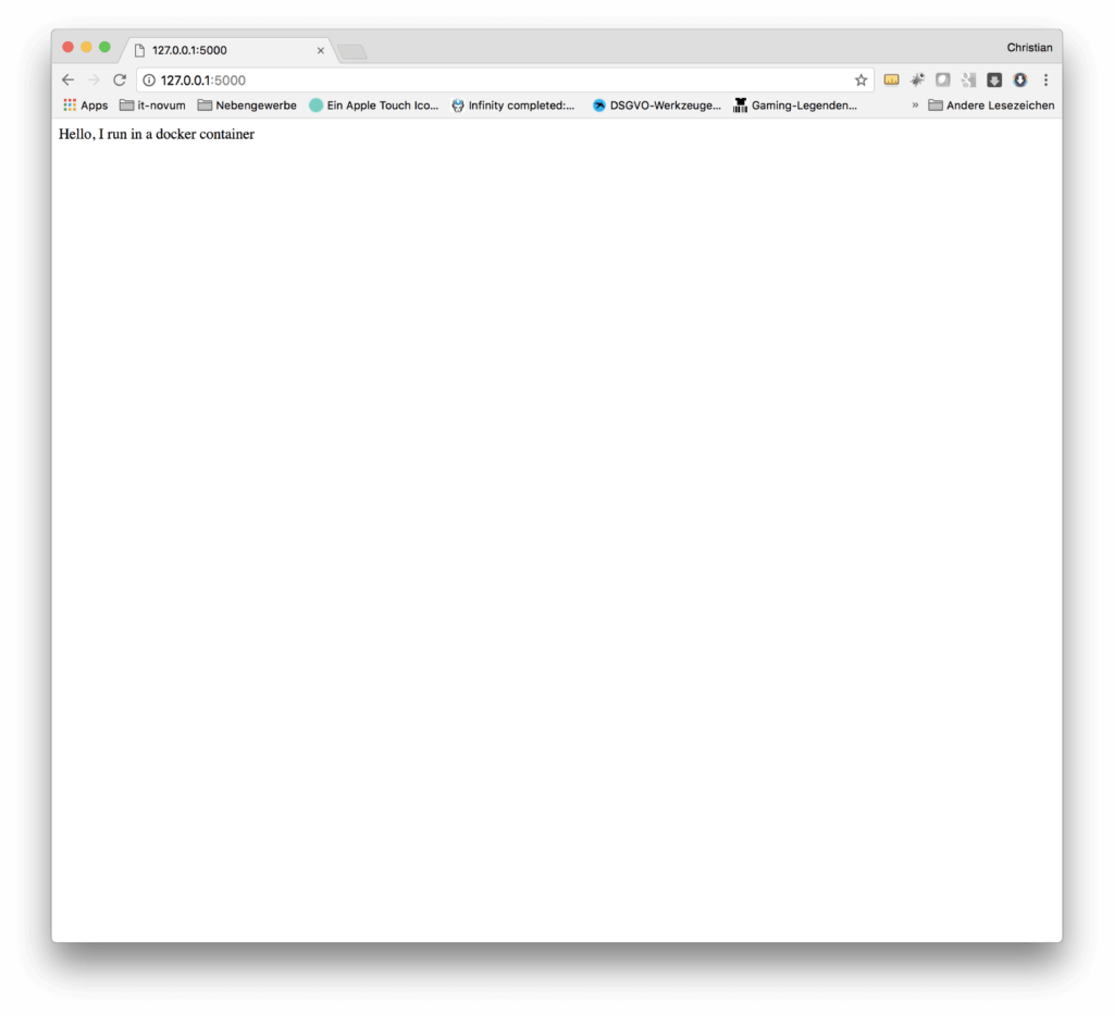 Python flask docker modius techblog